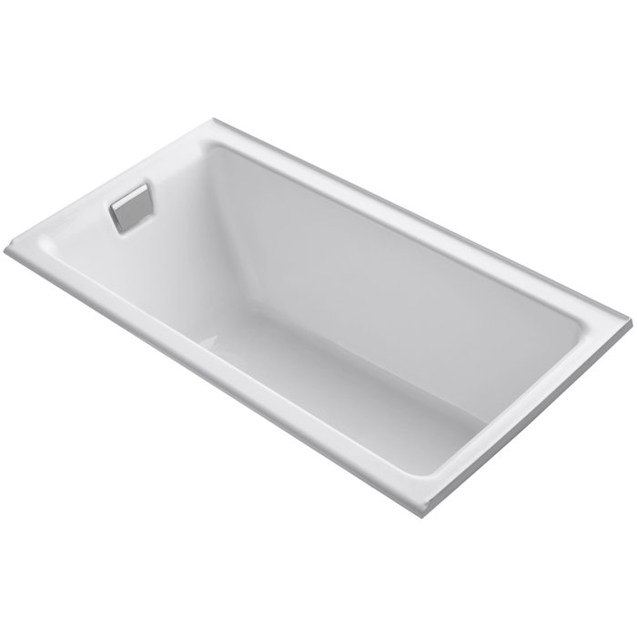 Kohler TeaforTwo® 66" x 36" Alcove Soaking Bathtub Wayfair Canada